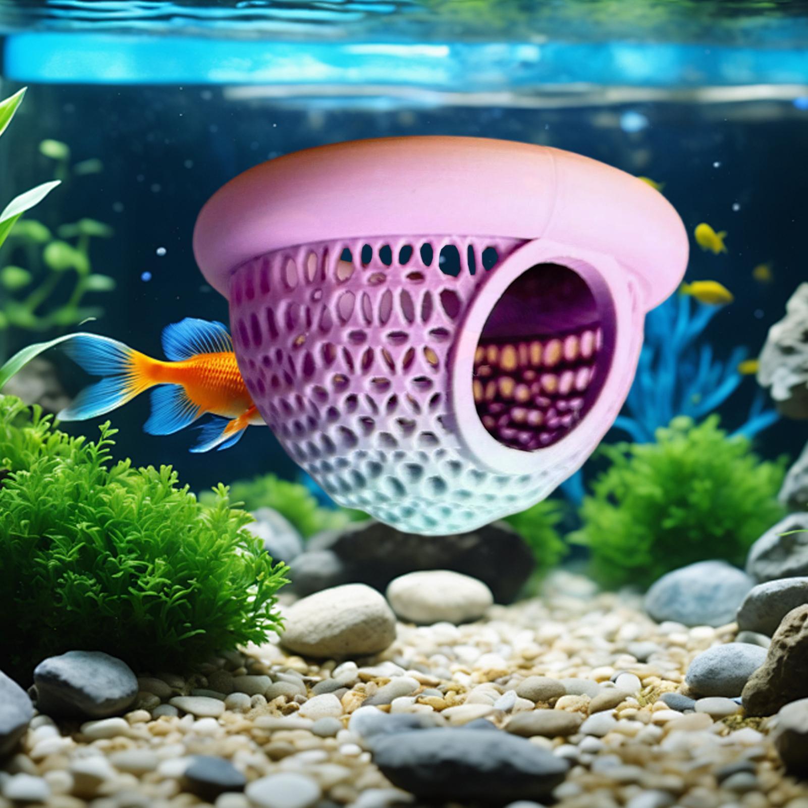 Aquarium Fish Names - Floating Betta Hides Aquarium Floating Shrimp