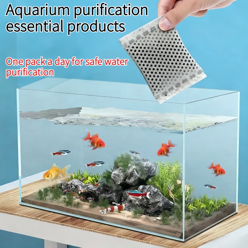 Aquarium Fish Long - 20/40PCS Fish Tank Filter Activated Carbon