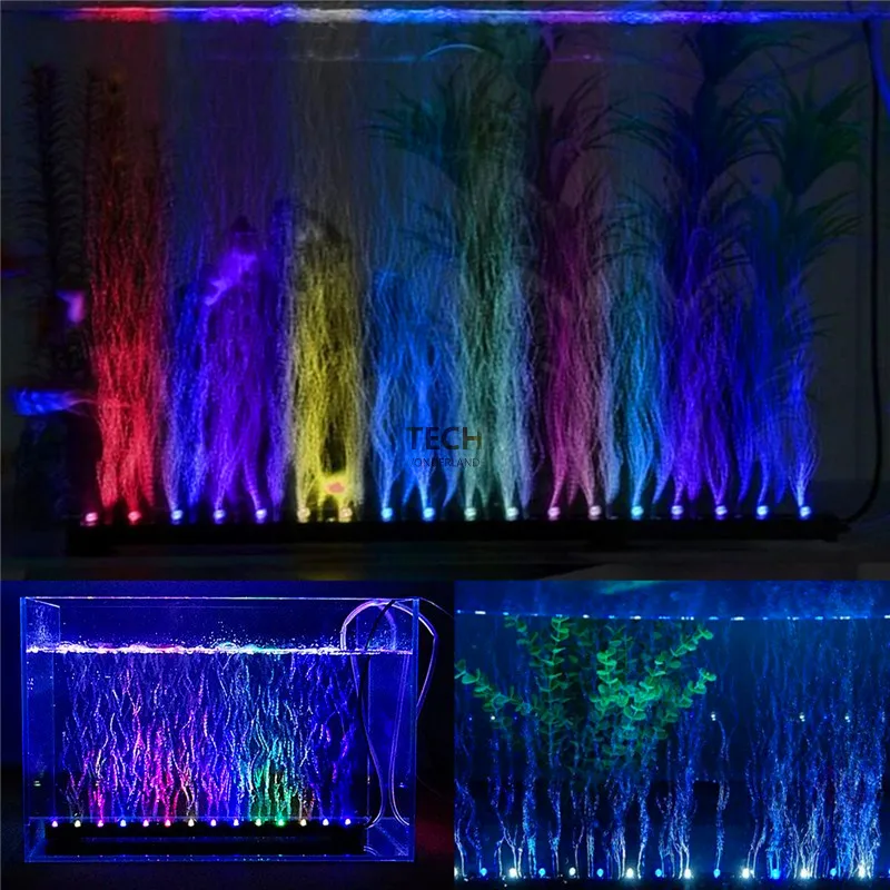 Aquarium Fish Lamp - Aquarium Fish Tank Underwater Submersible Air