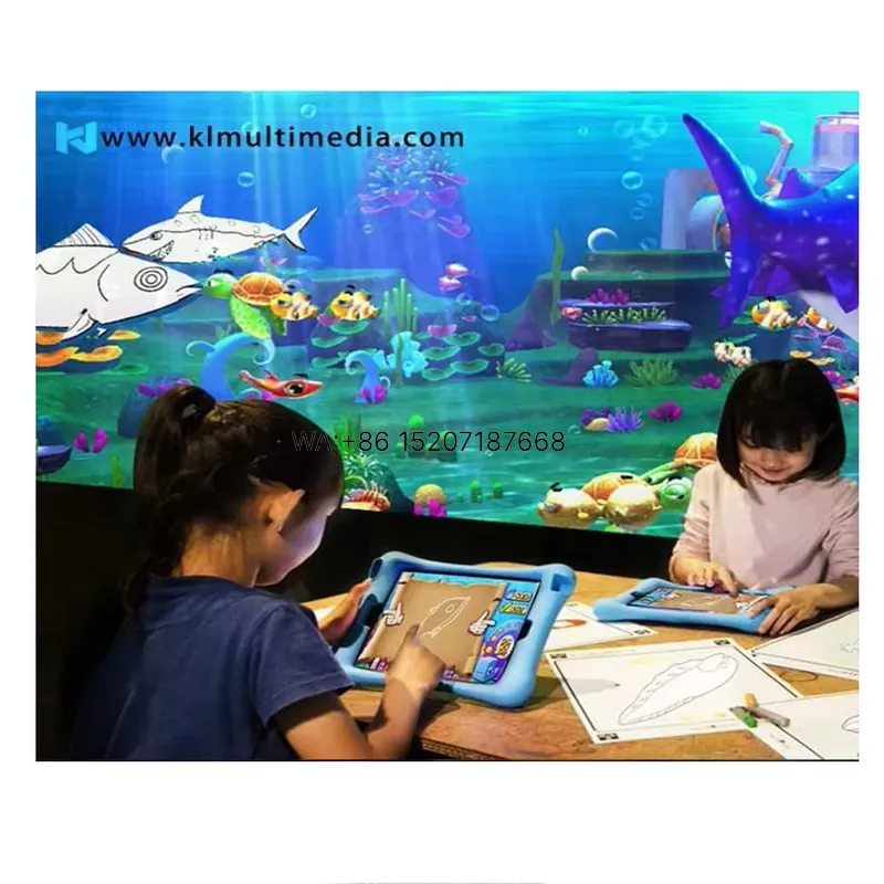 Aquarium Fish Drawing - Wmwmnu for Interactive Painting Games Wall
