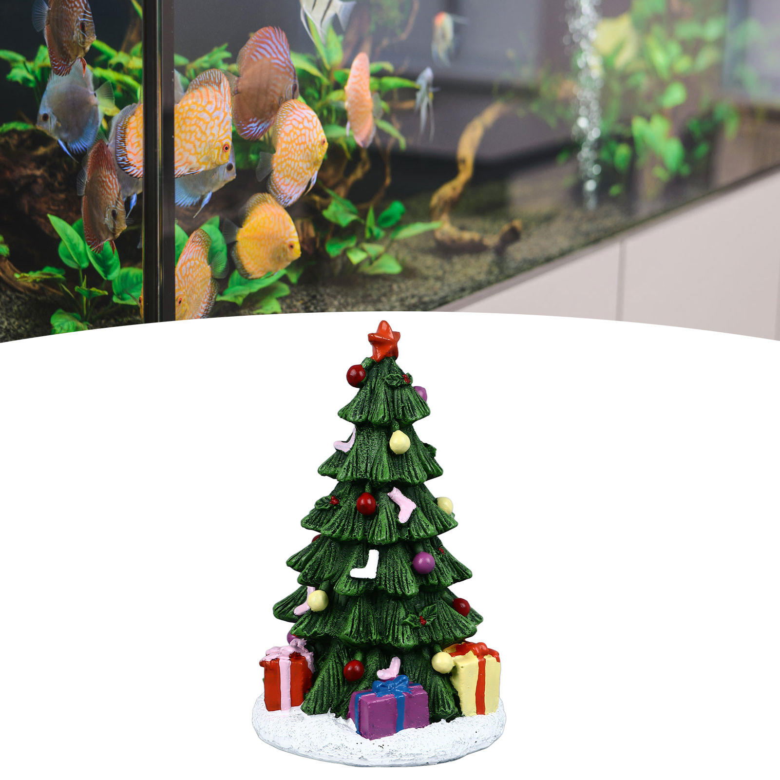 ZK20 Christmas Fish Tank Ornam - Aquarium Fish Names 评论和价格