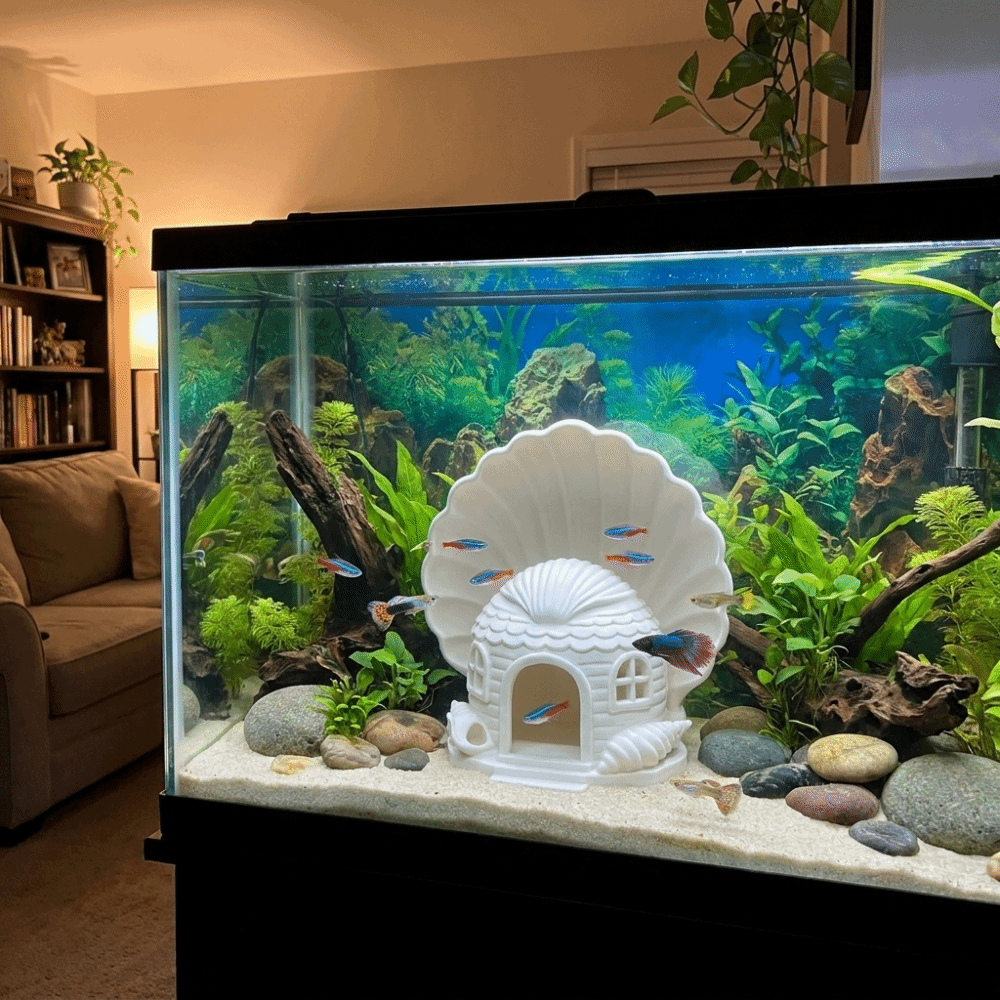 Creative 3D Printed Fish Hidin - Aquarium Fish Hideout 评论和价格