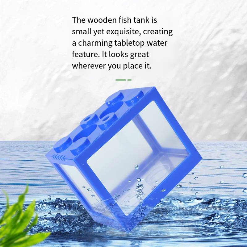 Novelty Block‑Shaped Mini Aqua - Aquarium Fish Names 评论和价格