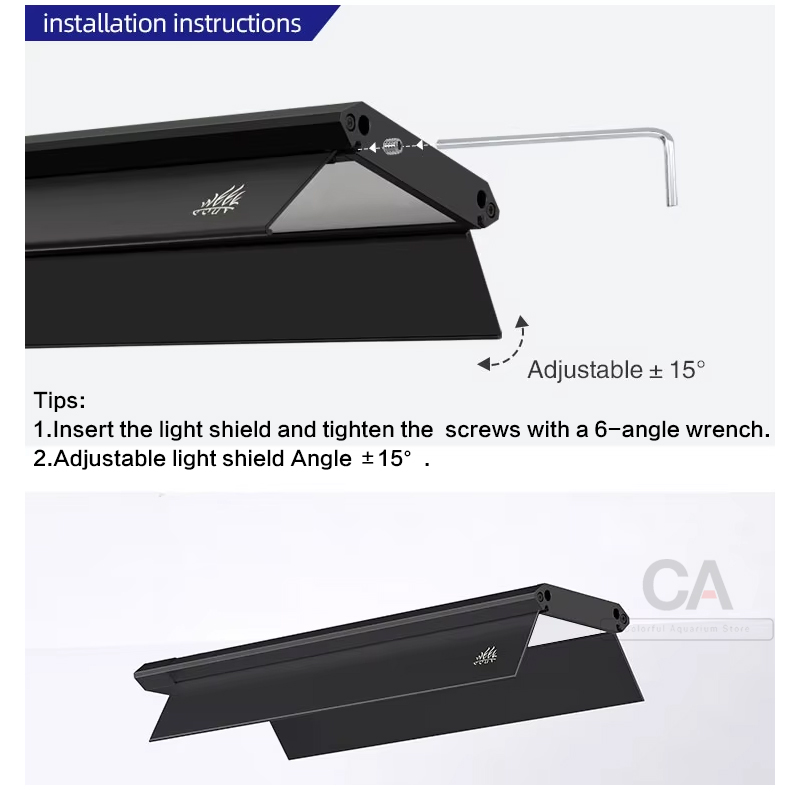 WEEK AQUA Aquarium Lamp Access - Aquarium Fish Lamp 评论和价格