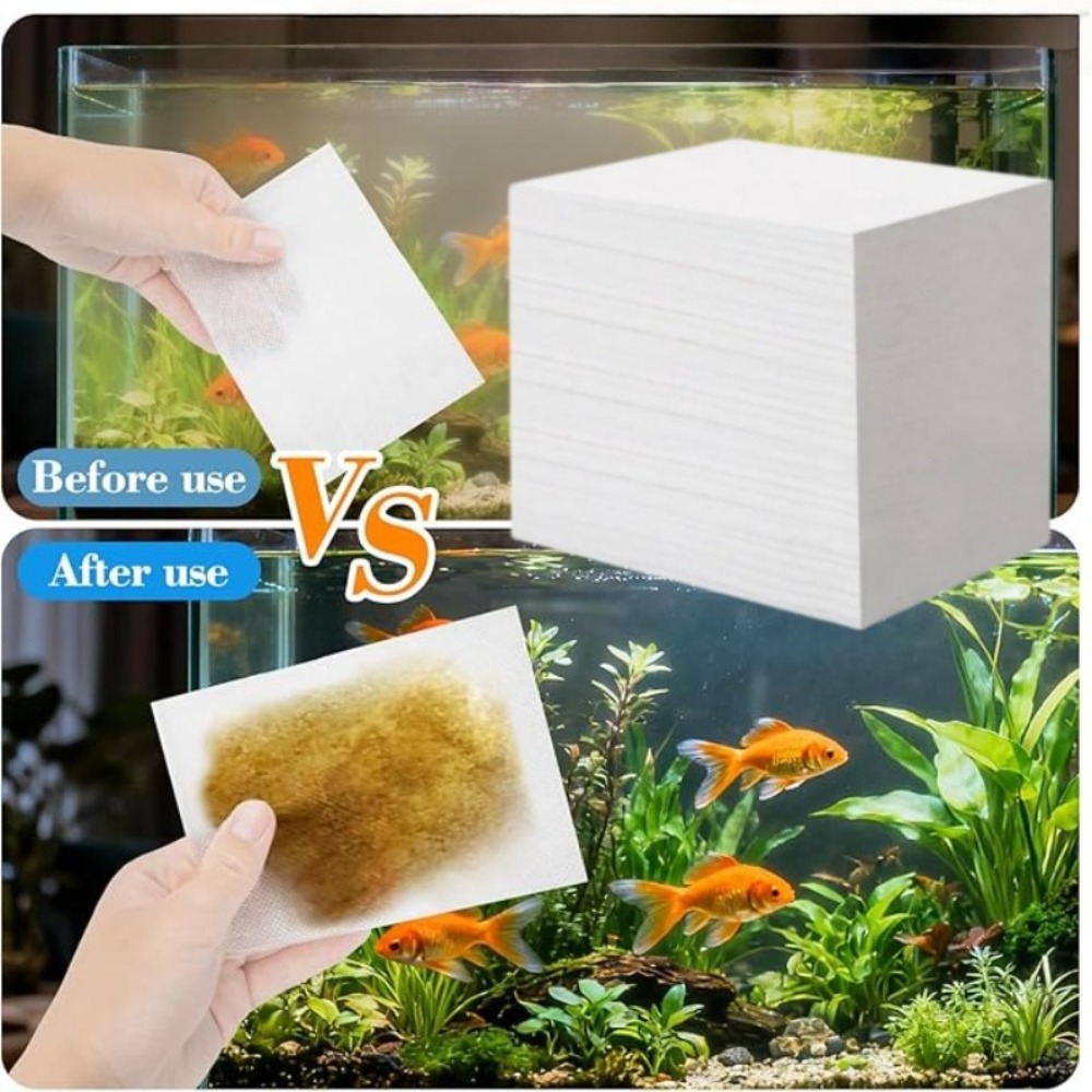 50pcs Fish Tank Absorbing Impu - Aquarium Fish Yellow 评论和价格