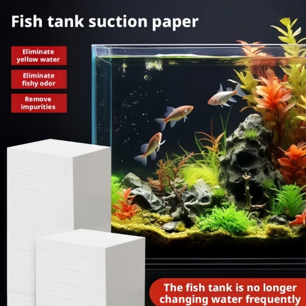50pcs Fish Tank Absorbing Impu - Aquarium Fish Yellow 评论和价格