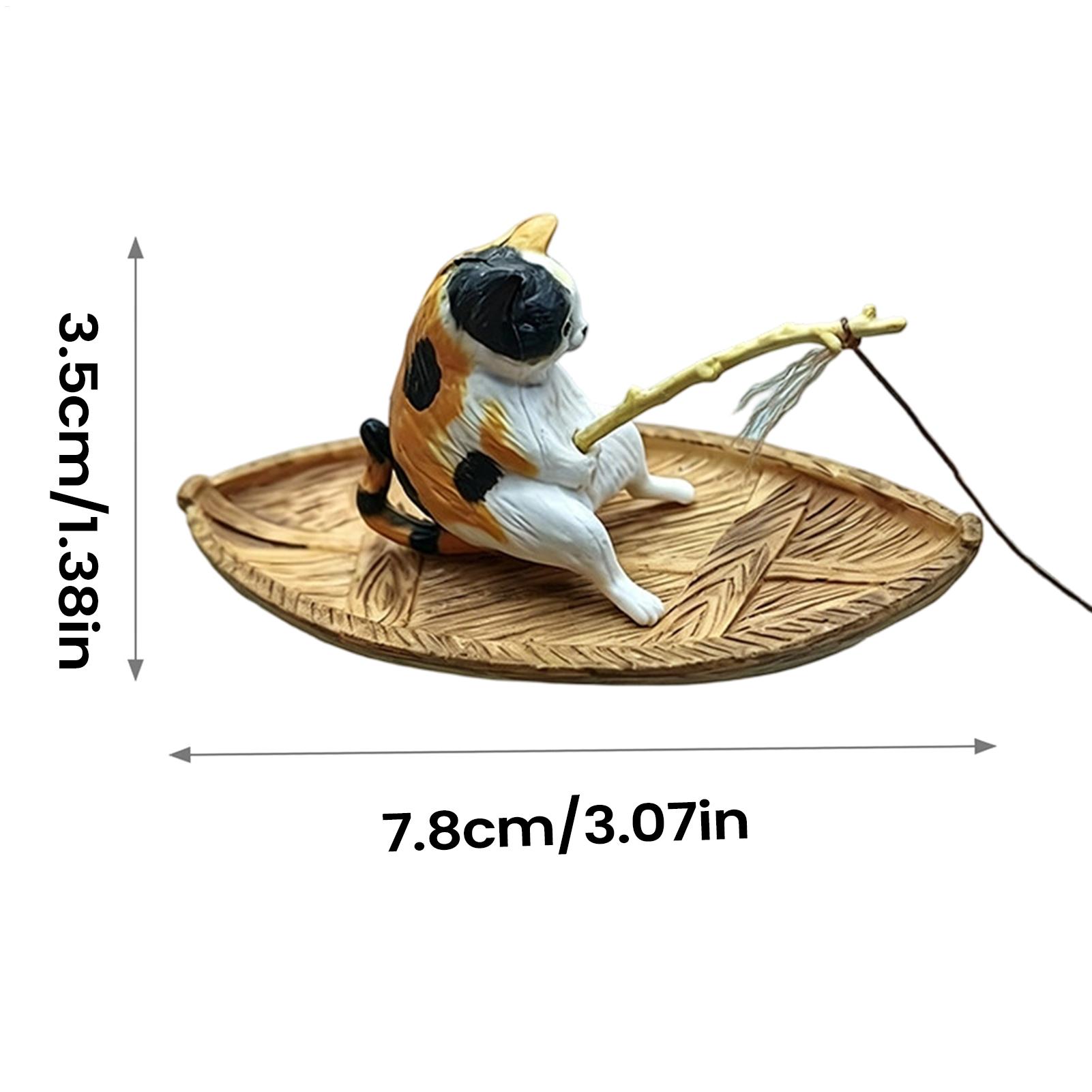 Fish Tank Decor Kitten Fishing - Aquarium Fish Names 评论和价格