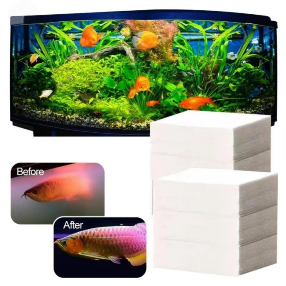 50pcs Multifunctional Filter A - Aquarium Fish Yellow 评论和价格