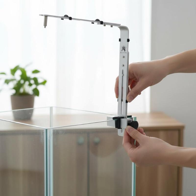 New Fish Light Holder Aluminum - Aquarium Fish Lamp 评论和价格