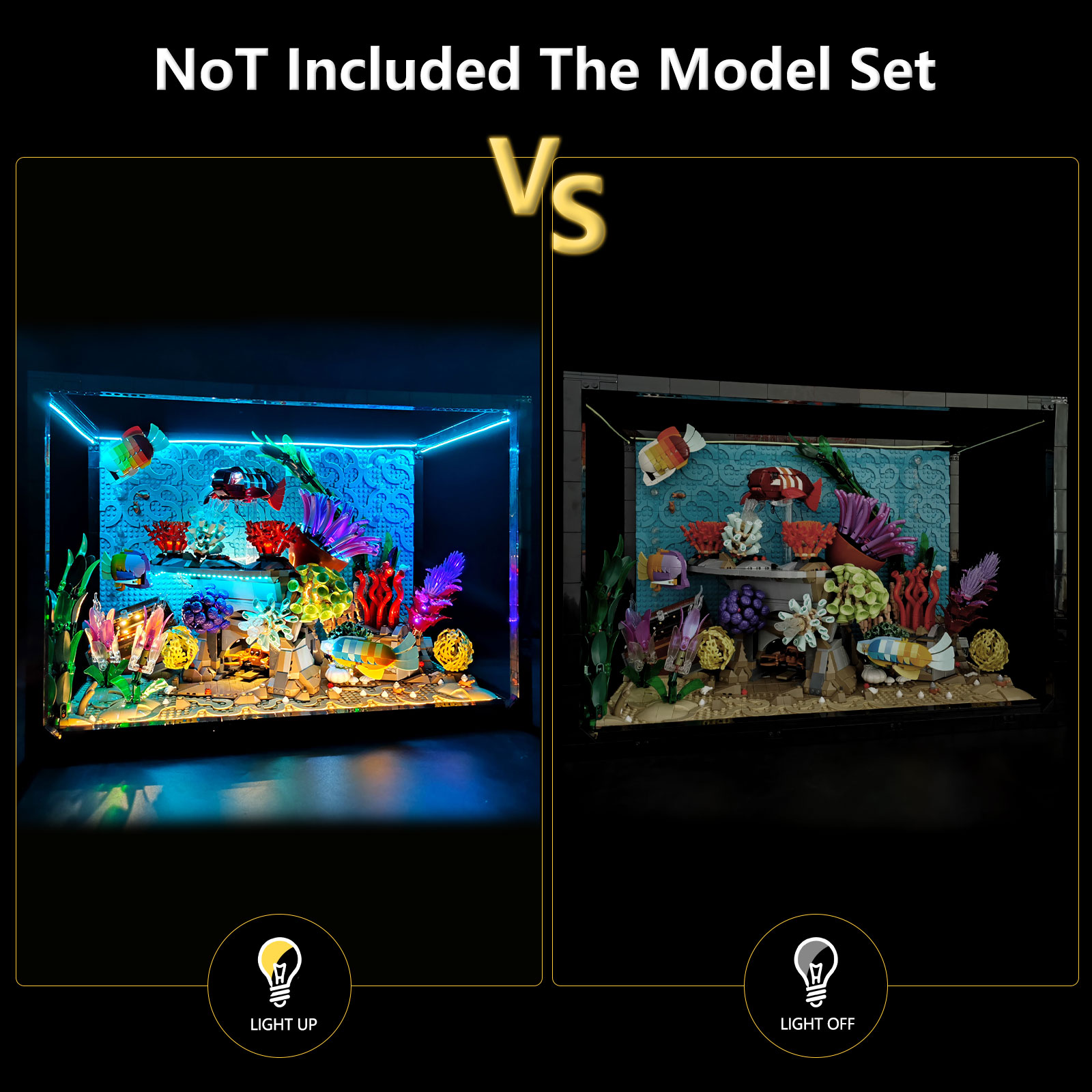 LYBMTWF LED Lighting Kit Compa - Aquarium Fish Lamp 评论和价格