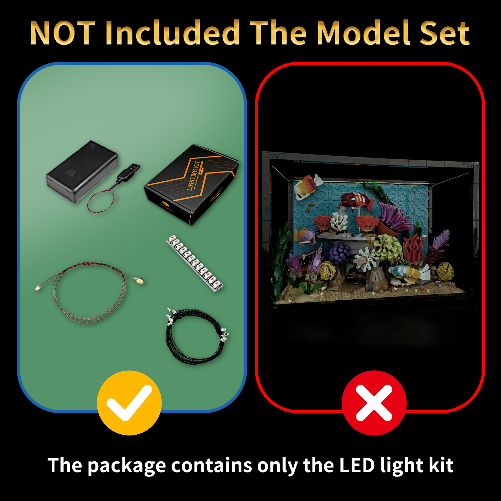 LYBMTWF LED Lighting Kit Compa - Aquarium Fish Lamp 评论和价格