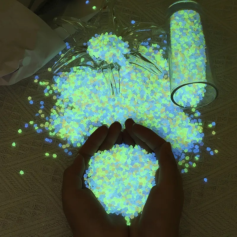 1000pcs 3-5mm Luminous Sand Gl - Aquarium Fish Glow In The Dark 评论和价格