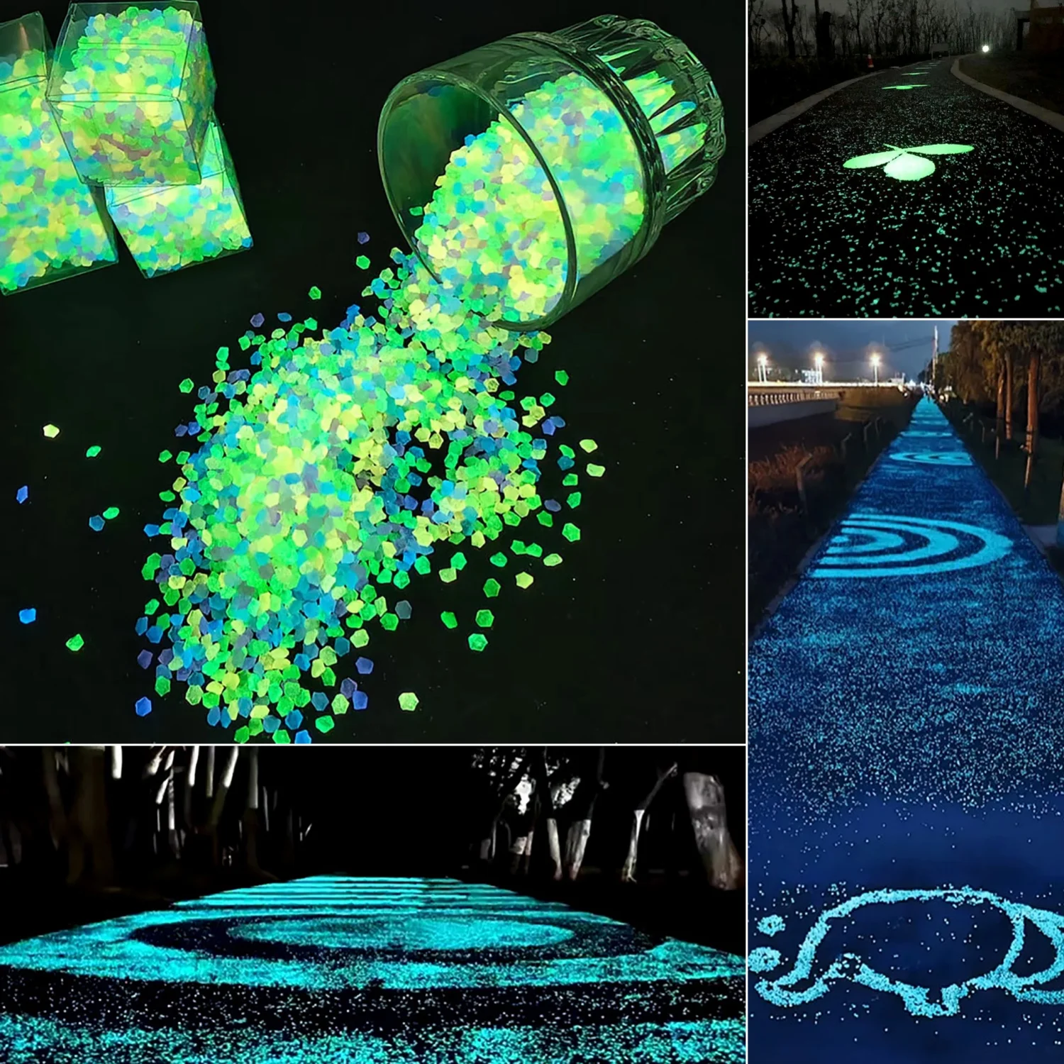50g/Bag Decor Luminous Sand 3- - Aquarium Fish Glow In The Dark 评论和价格