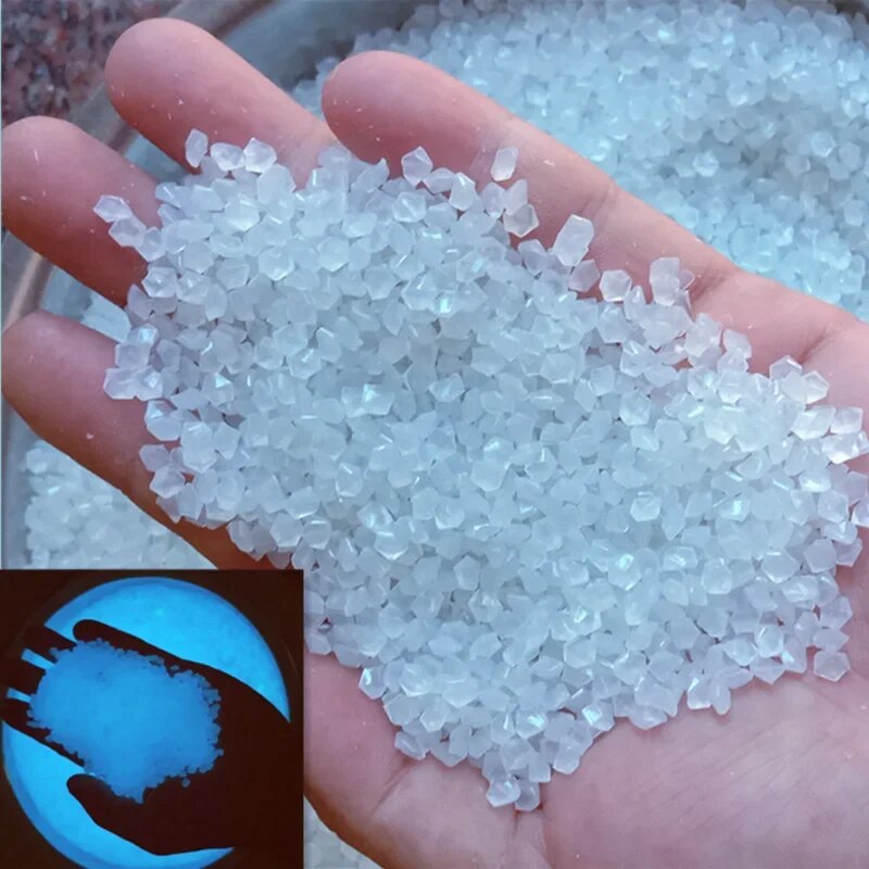 1000pcs 3-5mm Luminous Sand Gl - Aquarium Fish Glow In The Dark 评论和价格