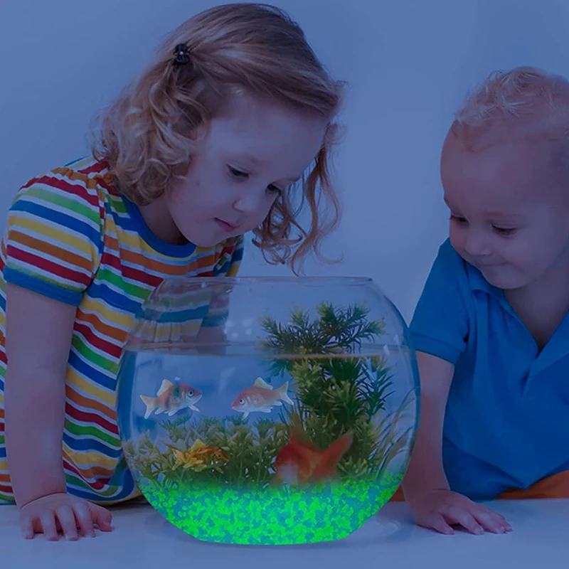 1000pcs 3-5mm Luminous Sand Gl - Aquarium Fish Glow In The Dark 评论和价格