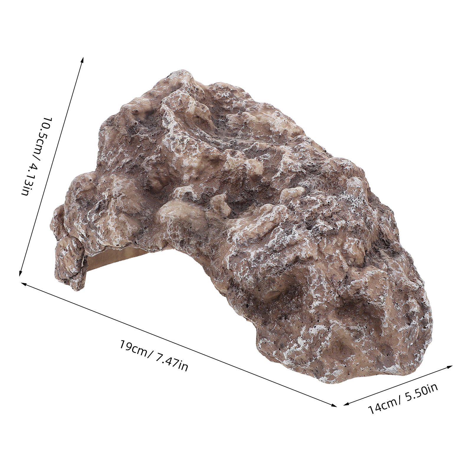 Reptile Rock Hideout Cave for  - Aquarium Fish Hideout 评论和价格