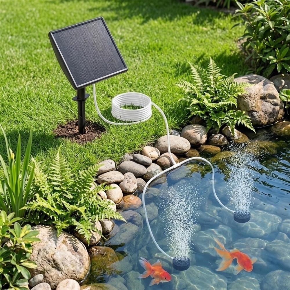 Low Noise Solar Oxygen Pump So - Aquarium Fish Long 评论和价格
