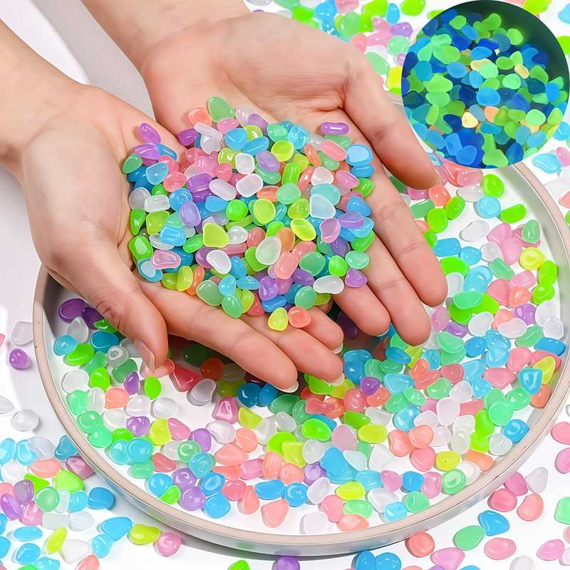 200Pcs Glow in the Dark Garden - Aquarium Fish Glow In The Dark 评论和价格