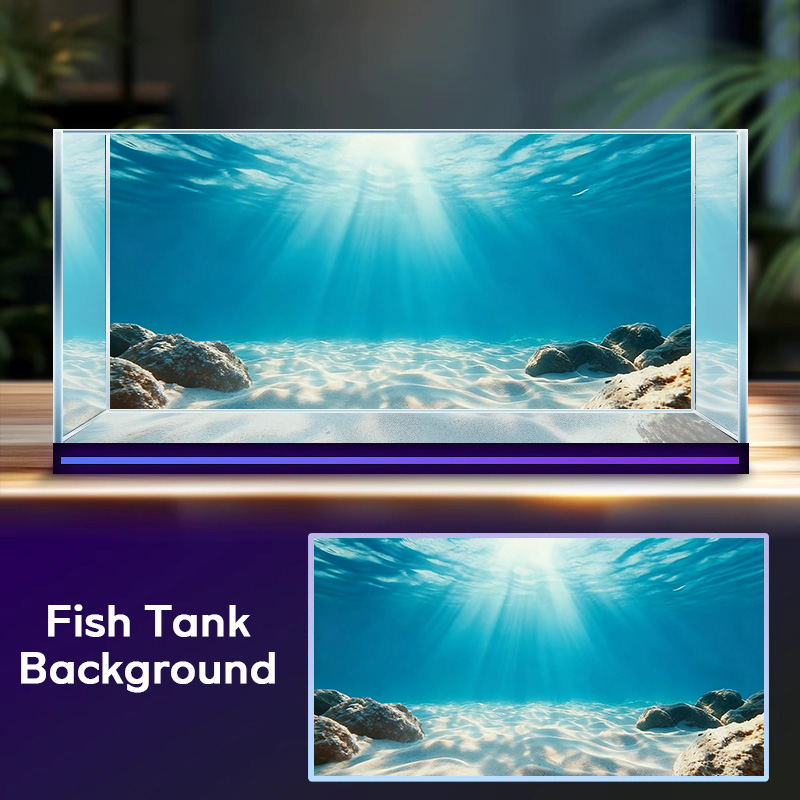 Blue Sea Clear Sand, Fish Tank - Aquarium Fish Background 评论和价格