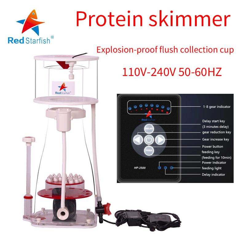 110-240V Red Starfish  Aquariu - Protein Skimmer Reef 评论和价格