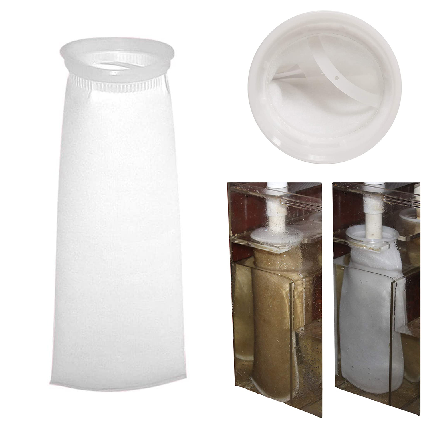 Aquarium Filter Socks Bags Fis - Aquarium Fish Long 评论和价格