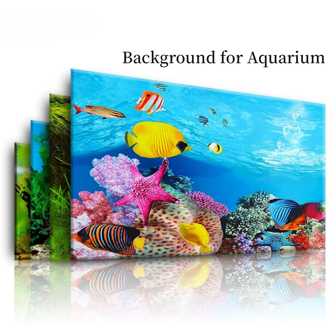 Background Aquarium 3D Sticker - Aquarium Fish Background 评论和价格
