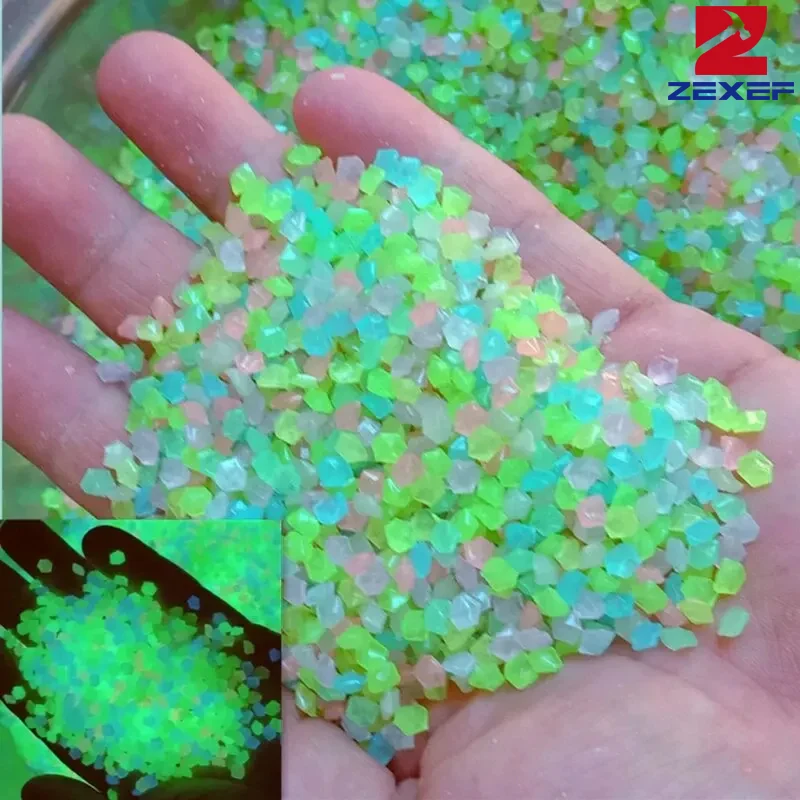 1000pcs 3-5mm Luminous Sand Gl - Aquarium Fish Glow In The Dark 评论和价格