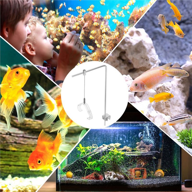 AB41-2Pcs Fish Tank Light Rack - Aquarium Fish Lamp 评论和价格