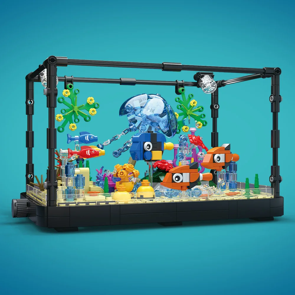 Fish Tank Building Block Set w - Aquarium Fish Names 评论和价格