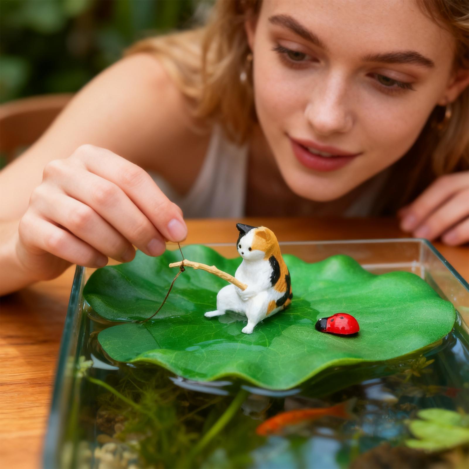 Aquarium Decor Floating Cat Fi - Aquarium Fish Names 评论和价格