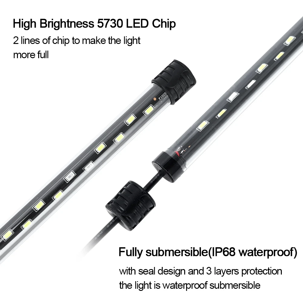 58CM  Aquarium Light LED Plant - Aquarium Fish Lamp 评论和价格