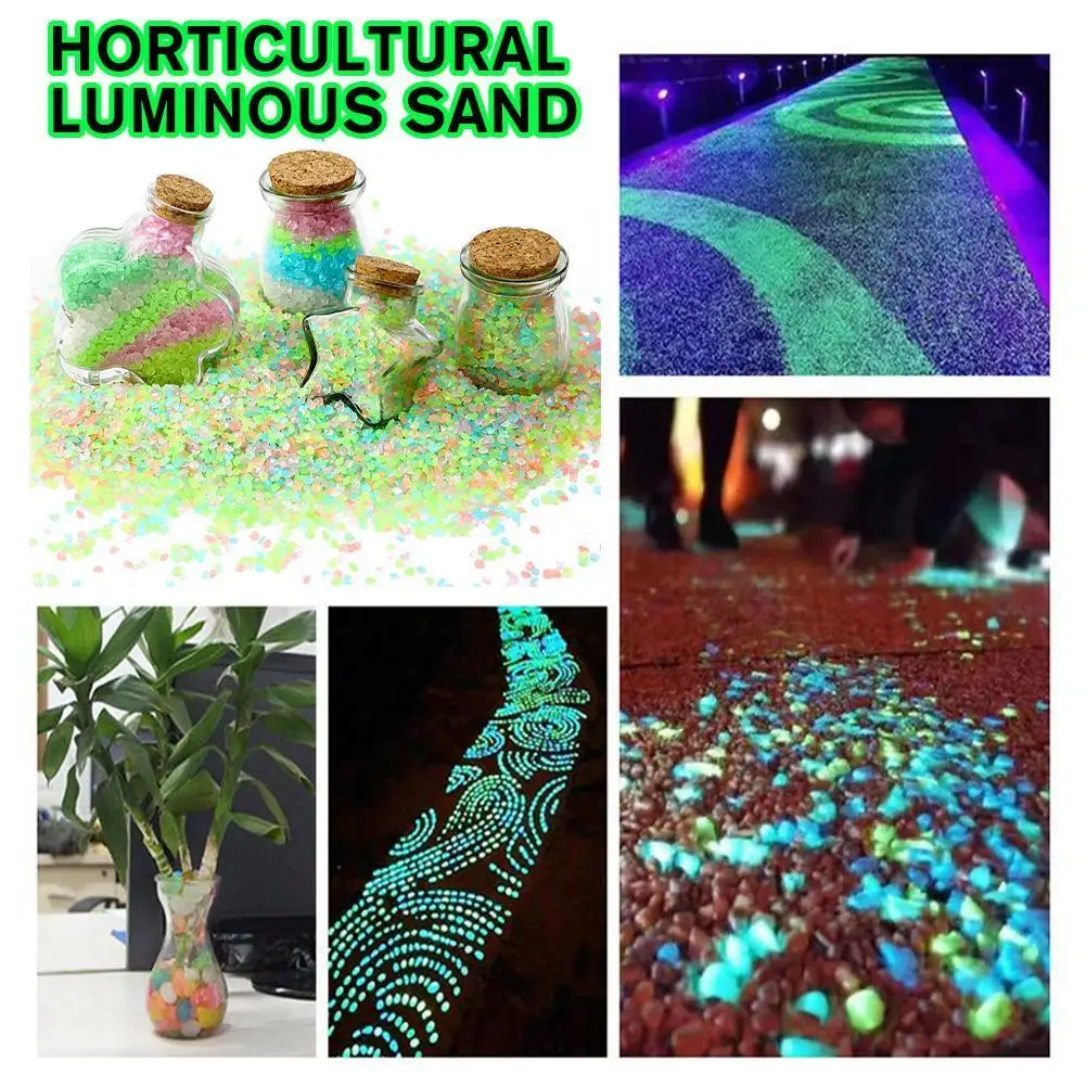 2000Pcs 3-5mm Luminous Sand Gl - Aquarium Fish Glow In The Dark 评论和价格