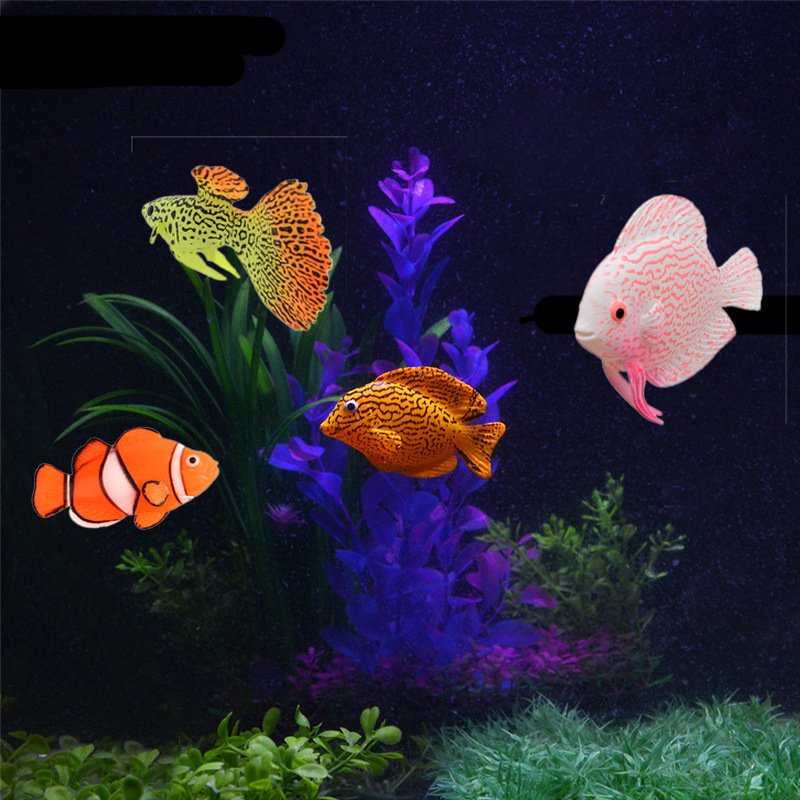 Glow in the Dark Luminous Sili - Aquarium Fish Glow In The Dark 评论和价格