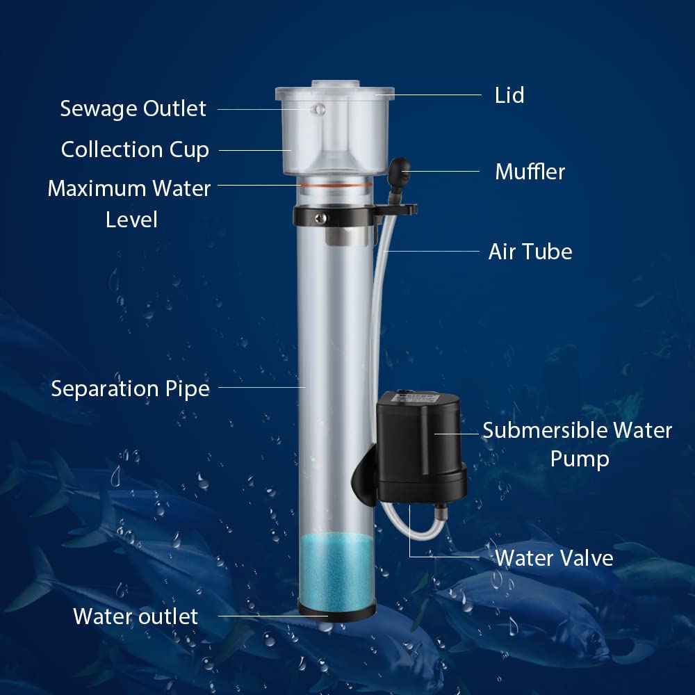 Adjustable water flow suspende - Protein Skimmer Reef 评论和价格