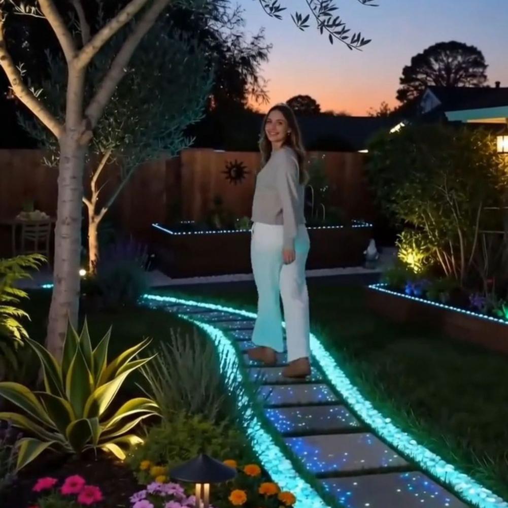 Glow Garden Stones Outdoor Fis - Aquarium Fish Glow In The Dark 评论和价格
