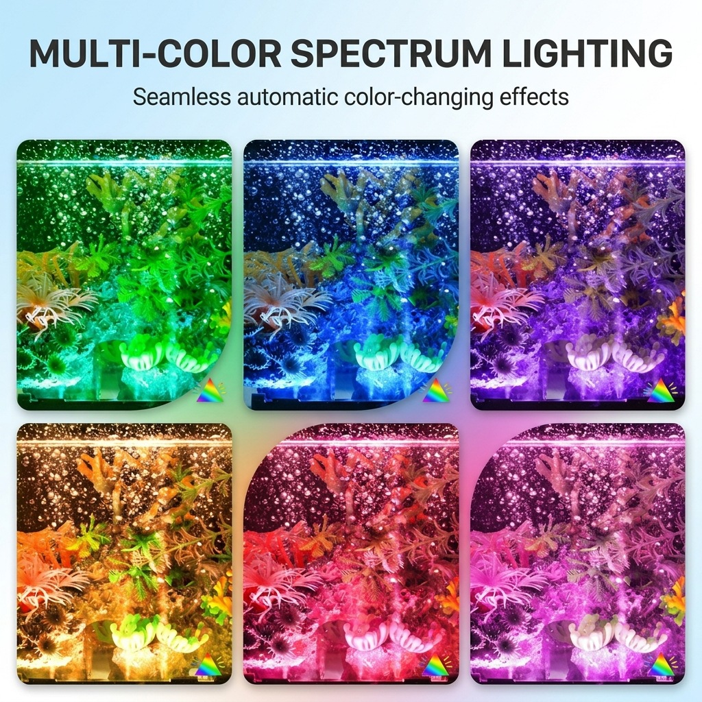 USB LED Aquarium Air Bubble Li - Aquarium Fish Lamp 评论和价格